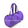 Promotional fashion round travel bag with handles & compartments